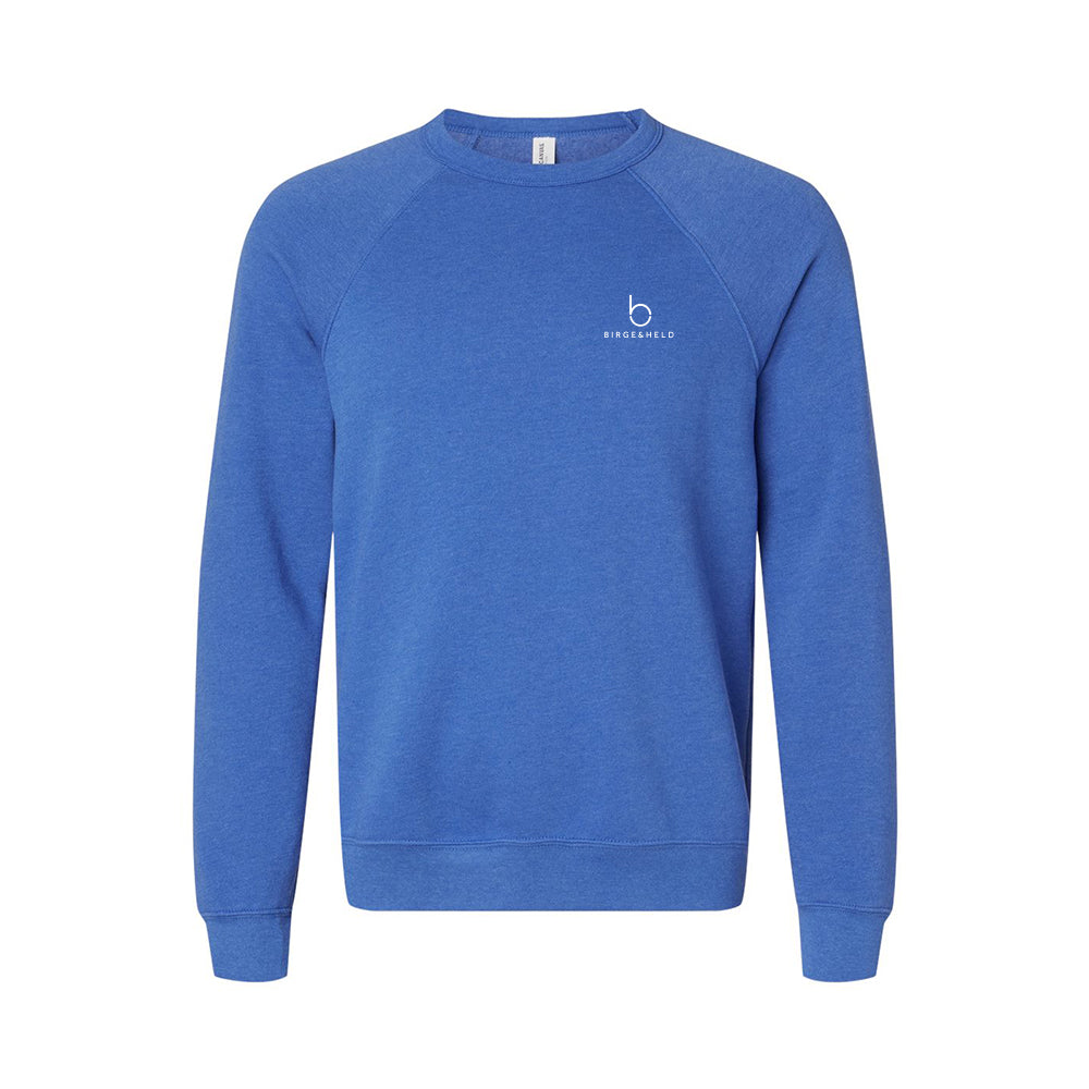 BELLA + CANVAS Sponge Fleece Raglan Crewneck Sweatshirt - Core Values Always Learning Sweatshirt
