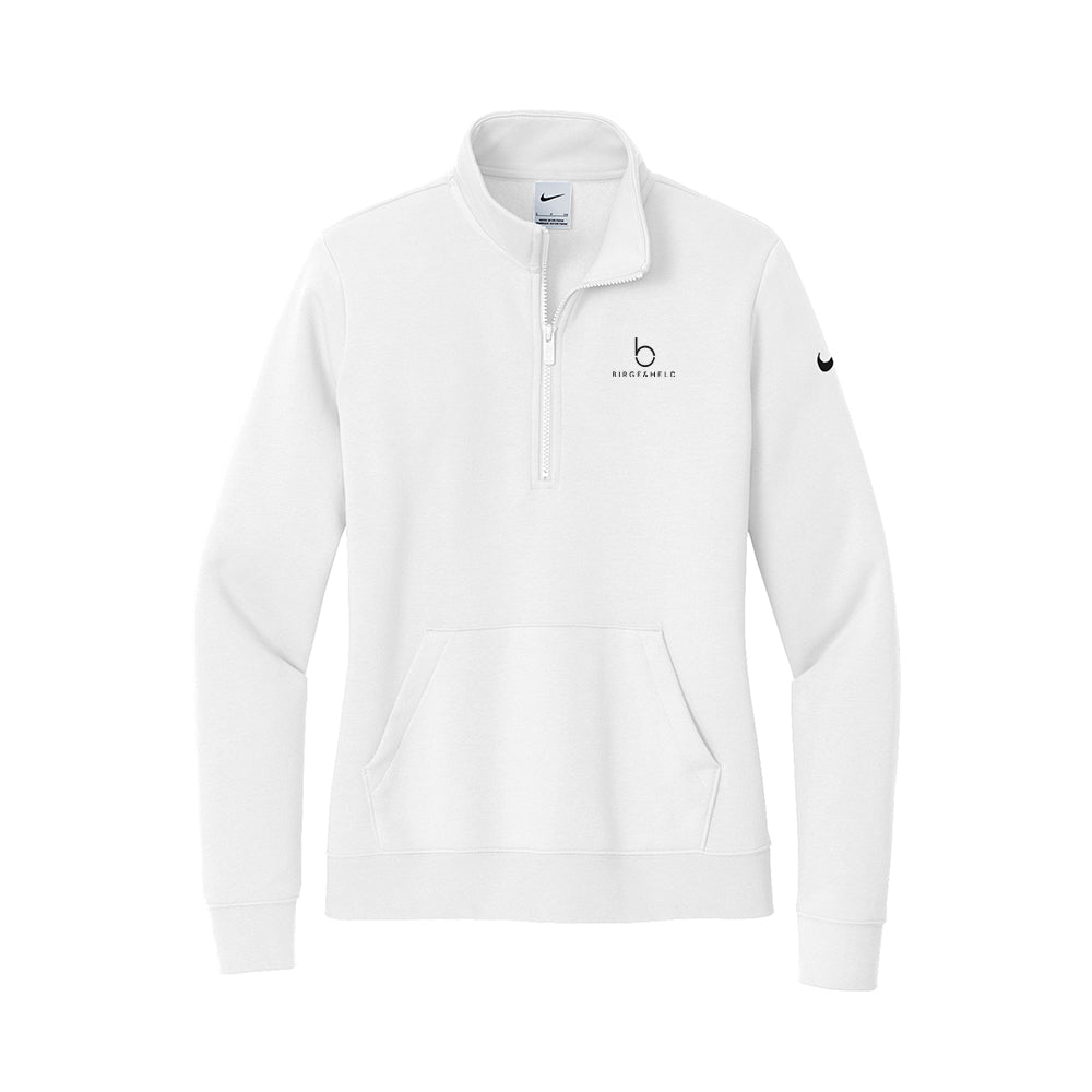 Nike Women's Club Fleece Sleeve Swoosh 1/2-Zip