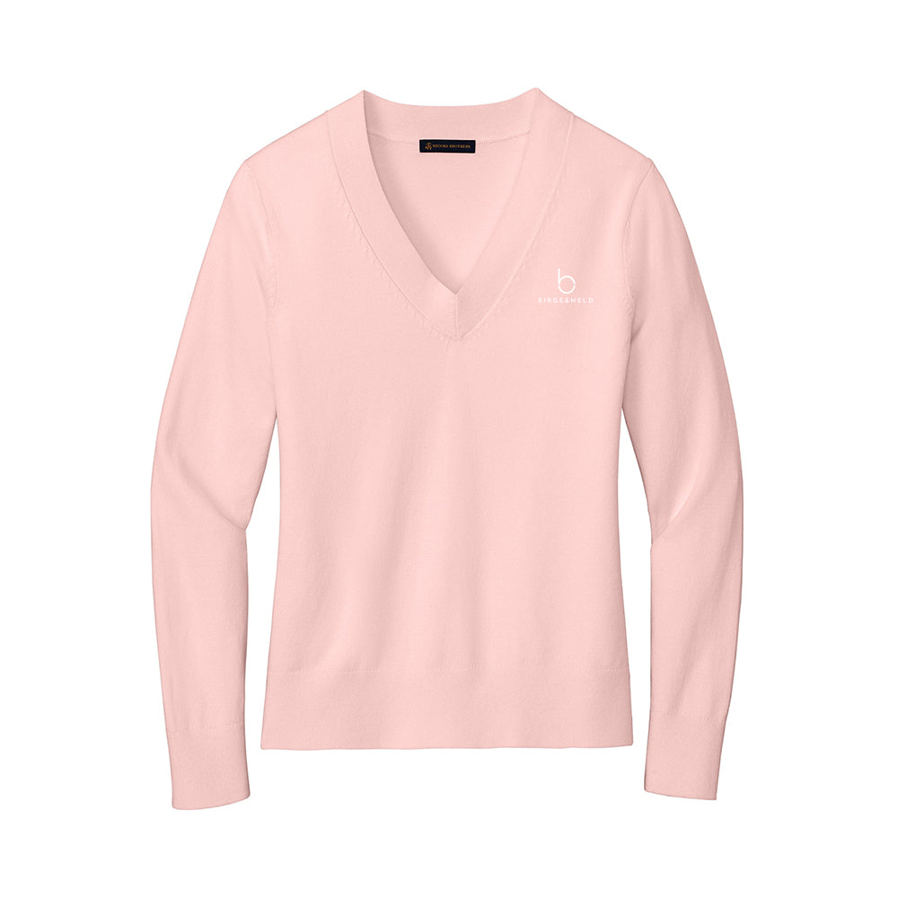 Brooks Brothers Women's Cotton Stretch V-Neck Sweater