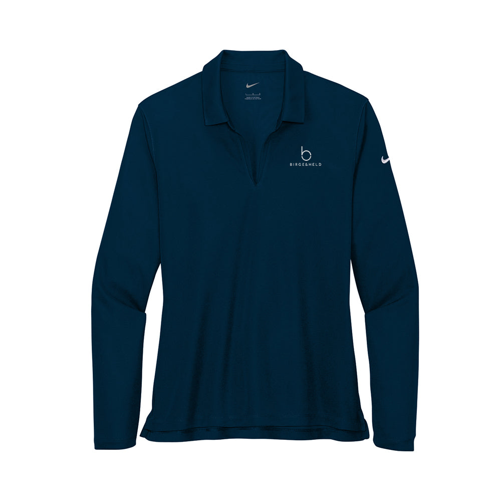 Nike Women's Dri-FIT Micro Pique 2.0 Long Sleeve Polo