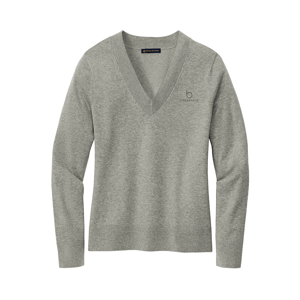 Brooks Brothers Women's Cotton Stretch V-Neck Sweater