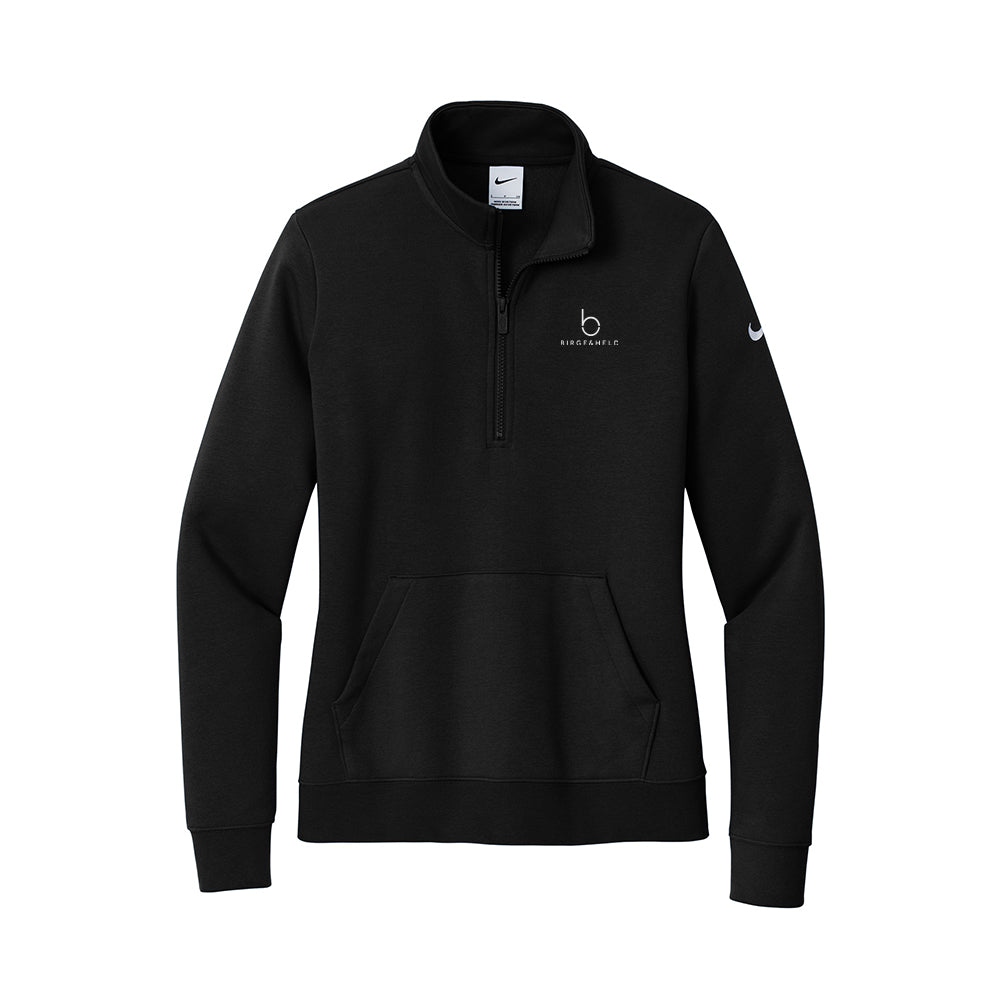 Nike Women's Club Fleece Sleeve Swoosh 1/2-Zip