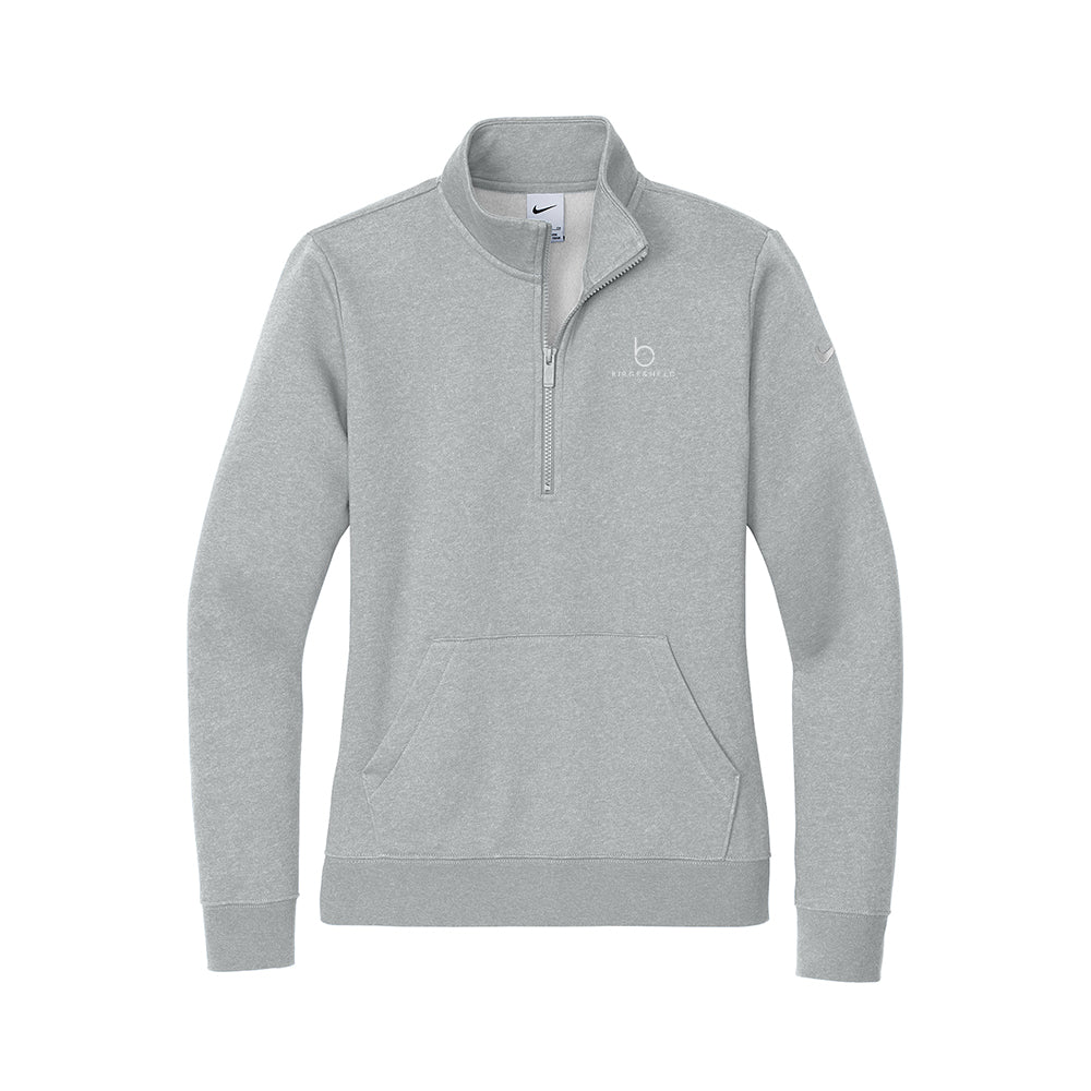 Nike Women's Club Fleece Sleeve Swoosh 1/2-Zip