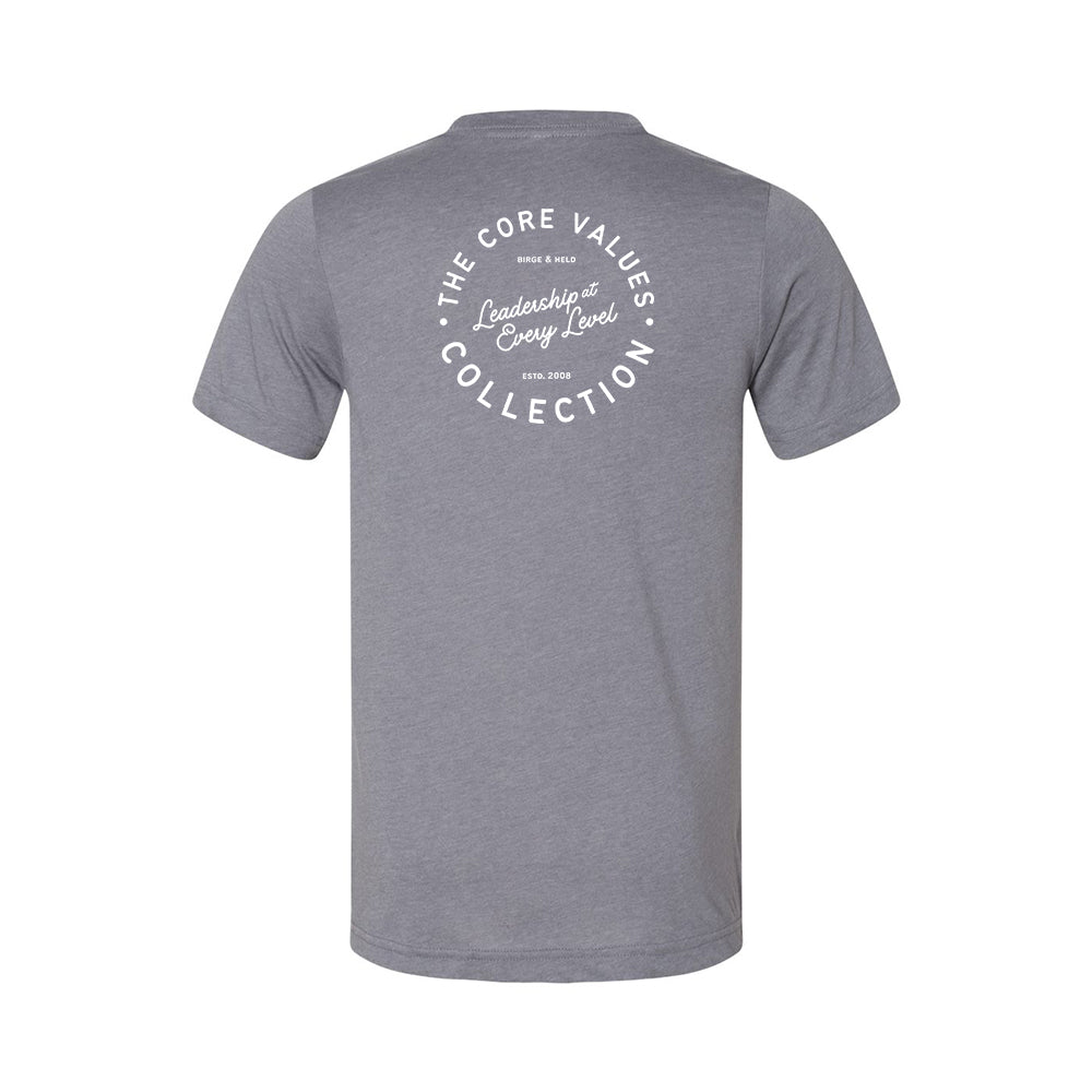 BELLA + CANVAS CVC Jersey Tee - Core Values Leadership at every level TEE