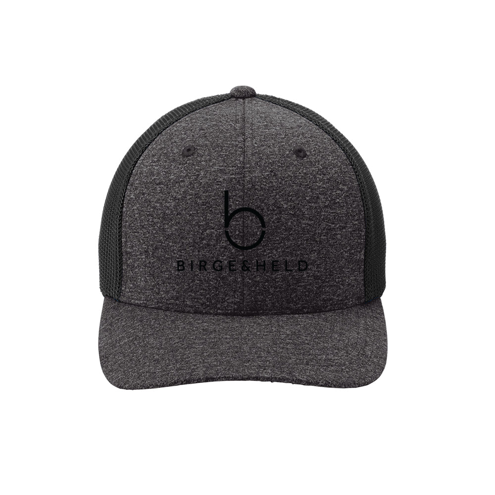 Port Authority Flexfit Melange Mesh Back Trucker Cap