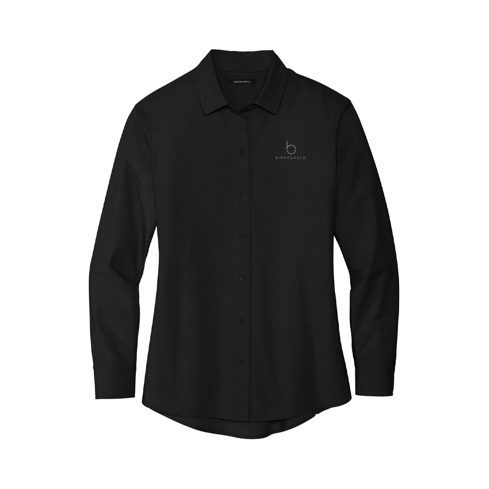 MERCER+METTLE Women's Long Sleeve Stretch Woven Shirt