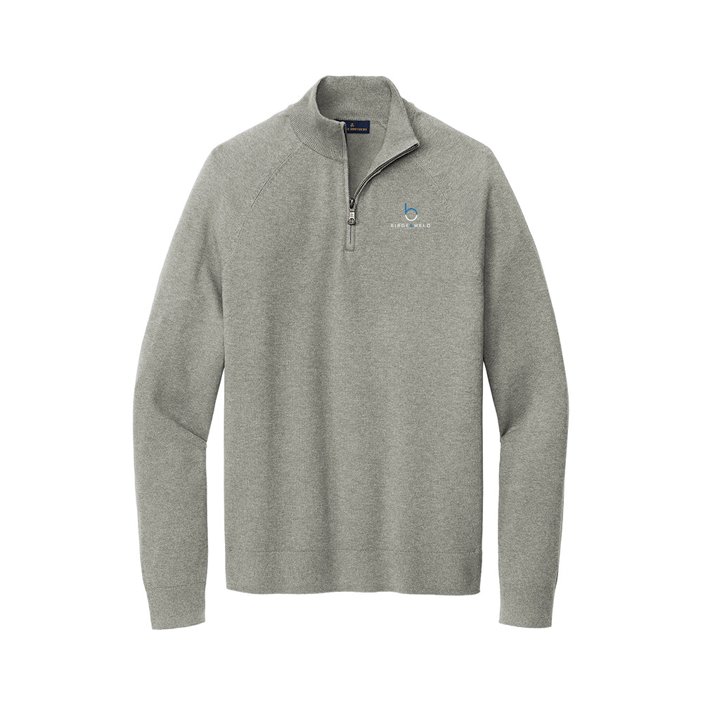 Brooks Brothers Cotton Stretch 1/4-Zip Sweater