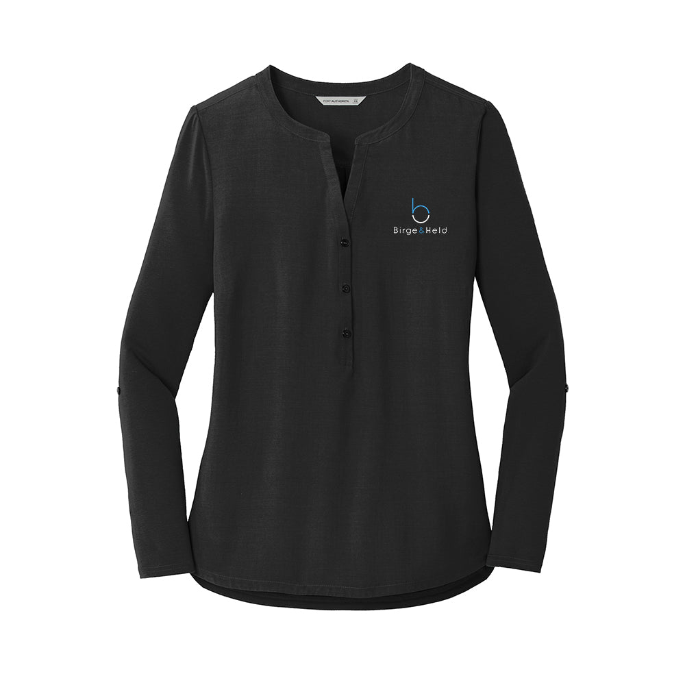 Port Authority Ladies Concept Henley Tunic