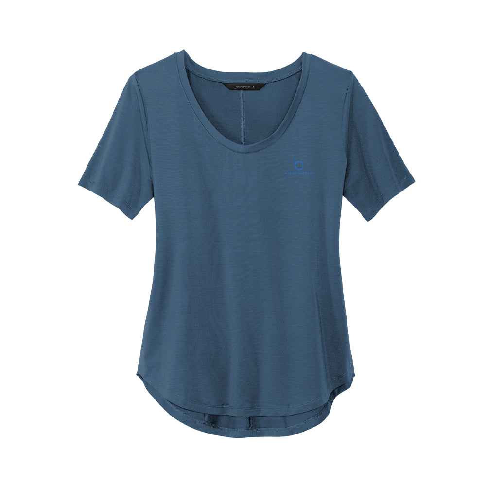 MERCER+METTLE Women's Stretch Jersey Relaxed Scoop